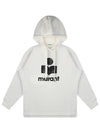 Marly Logo Hoodie White - ISABEL MARANT - BALAAN 2