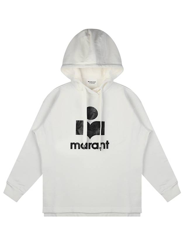 Marly Logo Hoodie White - ISABEL MARANT - BALAAN 2