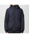 Crinkle Reps R NY Padding Navy - STONE ISLAND - BALAAN 4