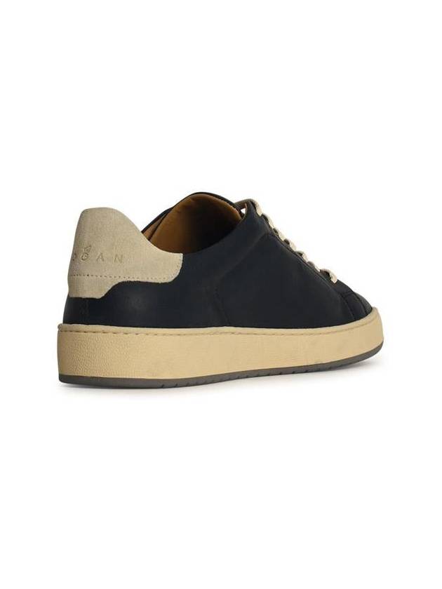 Hogan 'H672' Blue Leather Sneakers - HOGAN - BALAAN 3