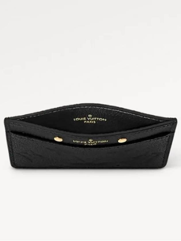 Monogram Empreinte Card Wallet Black - LOUIS VUITTON - BALAAN 4