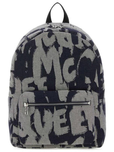 24FW Backpack 6464571AAS2 4097 Printed - ALEXANDER MCQUEEN - BALAAN 1