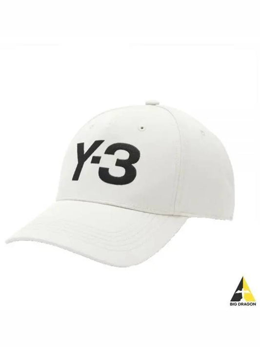 Yohji Yamamoto Y 3 Y3 Cap Hat H62982 TALC Unisex - YOHJI YAMAMOTO - BALAAN 1