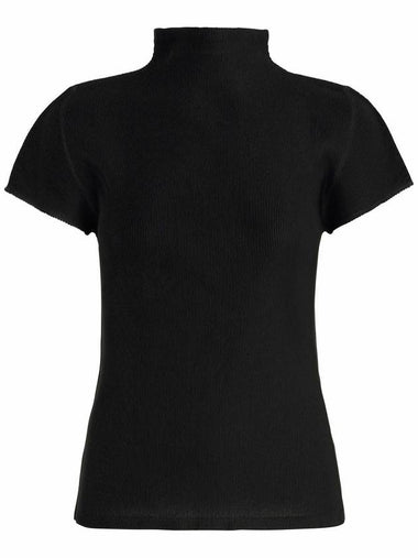 Pleats Please Mist Half Neck Short Sleeve Tee - ISSEY MIYAKE - BALAAN 1