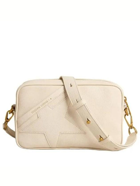 Star Leather Cross Bag White - GOLDEN GOOSE - BALAAN 2