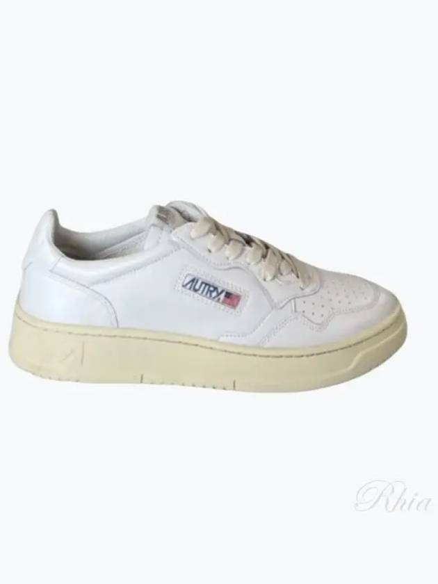 Medalist Leather Low Top Sneakers White - AUTRY - BALAAN 2