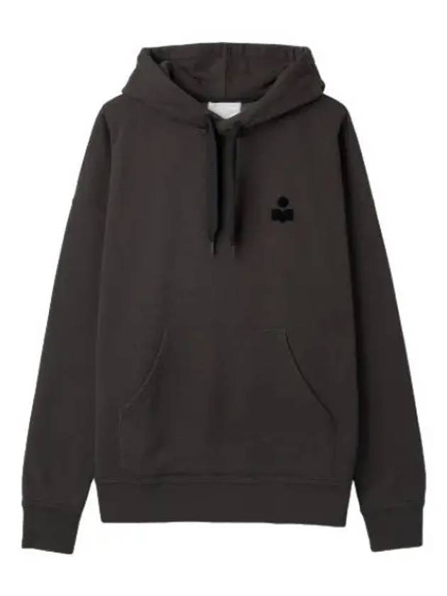 Malek Logo Hoodie Faded Black - ISABEL MARANT - BALAAN 2