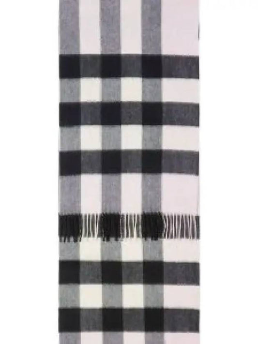 Checked Cashmere Scarf 8077892 1200590 - BURBERRY - BALAAN 1