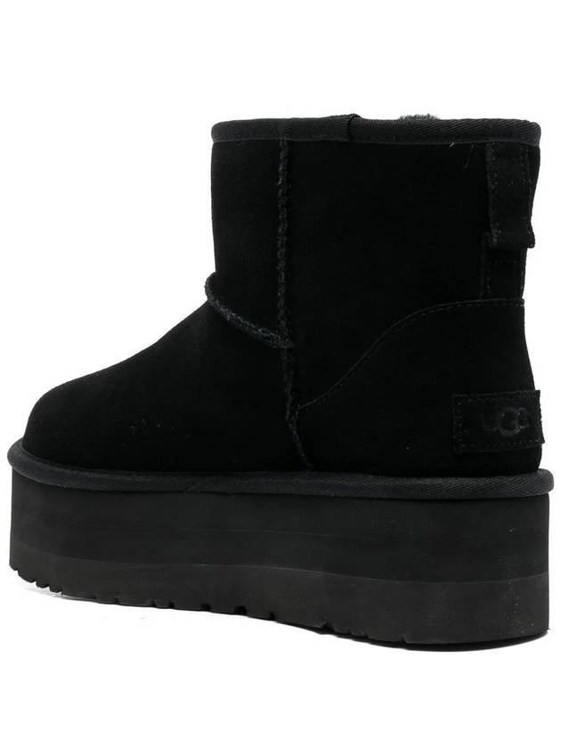 Classic Mini Platform Suede Winter Boots Black - UGG - BALAAN 4