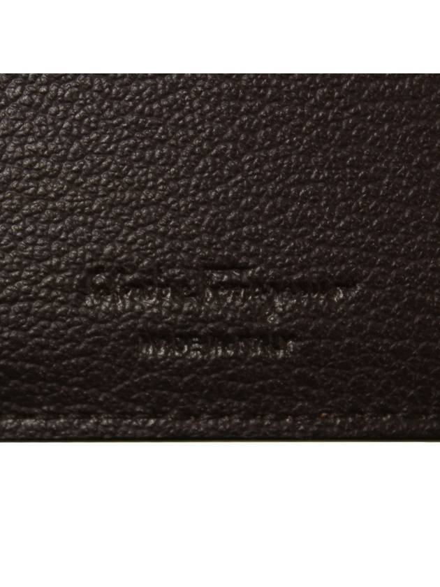 Man's Leather Card Wallet Brown - SALVATORE FERRAGAMO - BALAAN 7