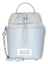 5AC Chain Calfskin Bucket Bag Light Blue - MAISON MARGIELA - BALAAN 1