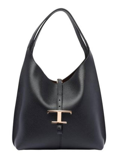 T Timeless Small Shoulder Bag Black - TOD'S - BALAAN 1