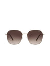 Eyewear Oversized Square Metal Sunglasses Brown - TOM FORD - BALAAN 1