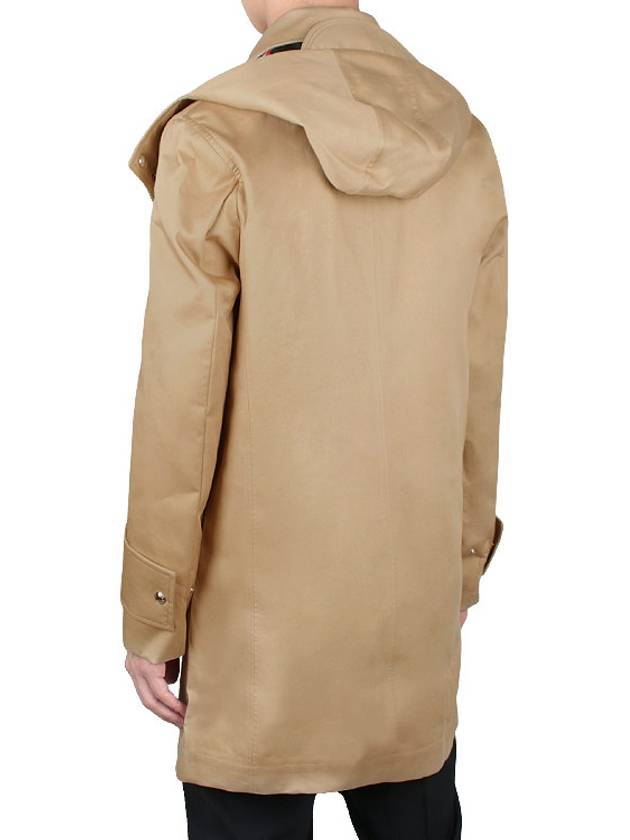 Mackintosh Snap Front Rain Parka Beige - THOM BROWNE - BALAAN 6