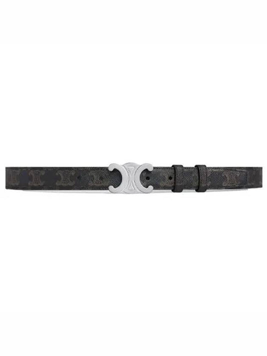 Triomphe Canvas Belt Black - CELINE - BALAAN 2