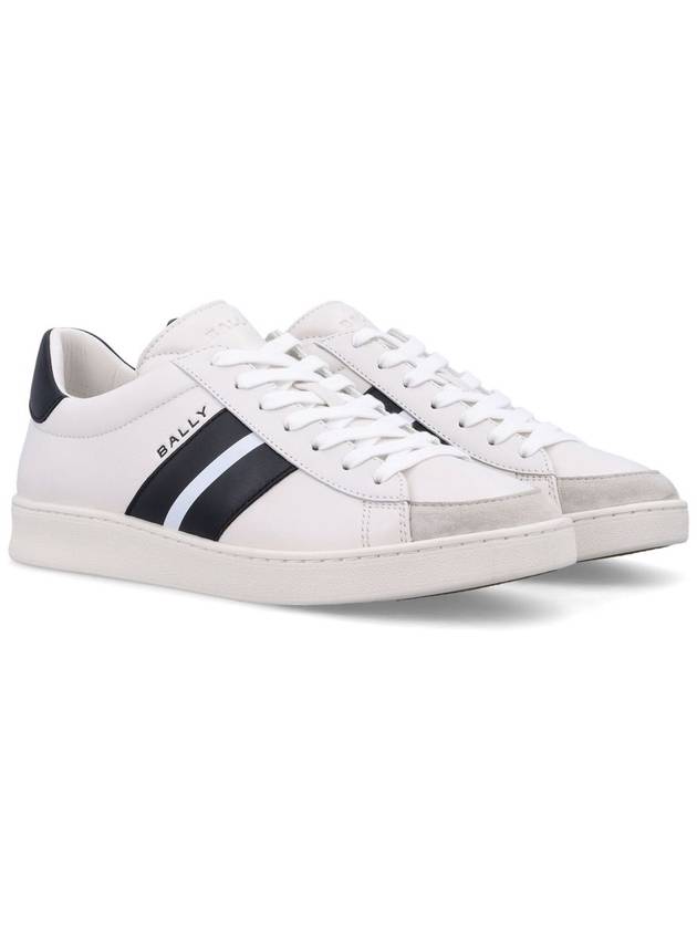 Thiago Leather Low-Top Sneakers White - BALLY - BALAAN 3