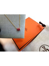 Mini Pop H Pendant Necklace Gold Rose Extreme - HERMES - BALAAN 5