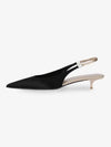 Women's Cherish Sling Back Pumps Heels Black - SAINT LAURENT - BALAAN 2