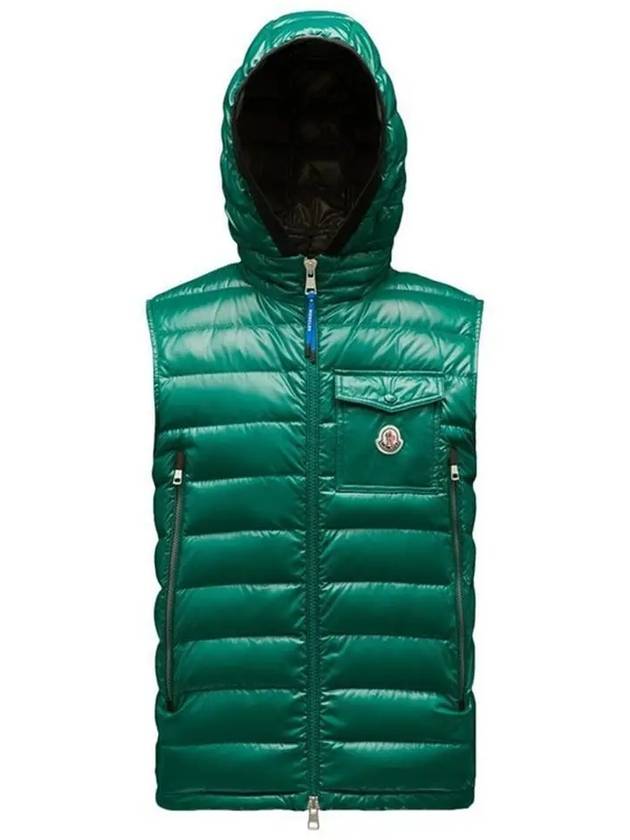 RAGOT Padded Vest Green 1A000 59 M1592 84H - MONCLER - BALAAN 1