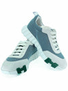 Bouncing Mesh Low Top Sneakers Vert Deau Blanc - HERMES - BALAAN 3