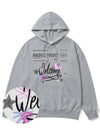 Welcome Pink Overfit Hoodie Gray - MONSTER REPUBLIC - BALAAN 3