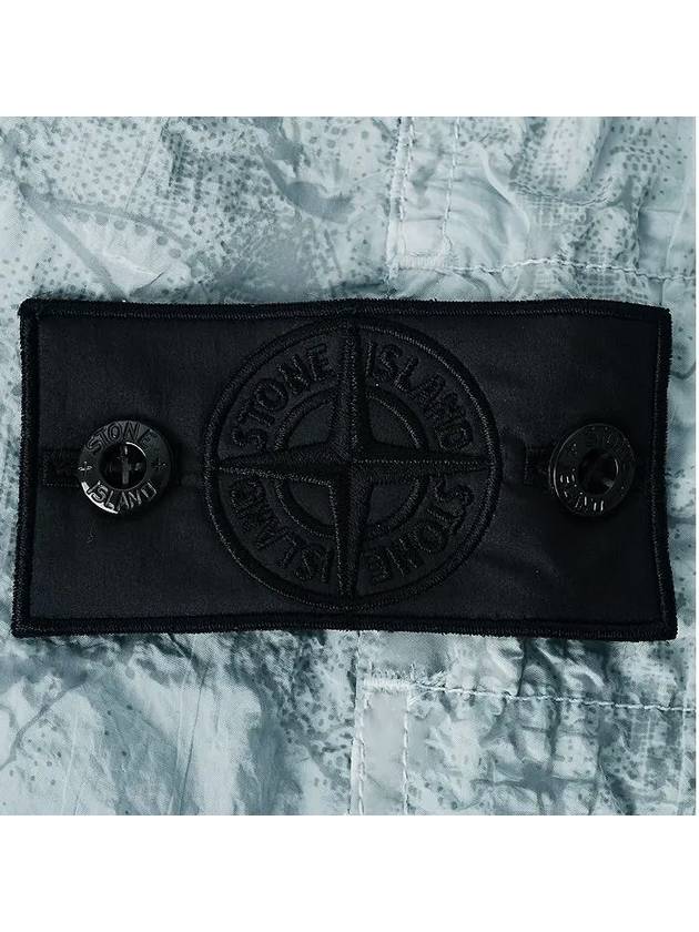 Shadow Project Hidden Badge Swim Shorts Mint Blue - STONE ISLAND - BALAAN 5