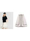 Golf Piping Color Volume Skirt Ivory - HENRY STUART - BALAAN 2