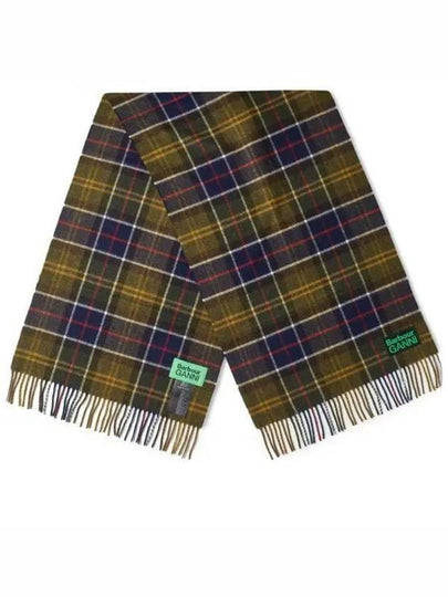 Tartan Check Wool Muffler - BARBOUR - BALAAN 2