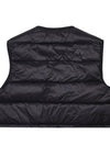 Lens Detail Zip-Up Quilted Vest Black - CP COMPANY - BALAAN 7