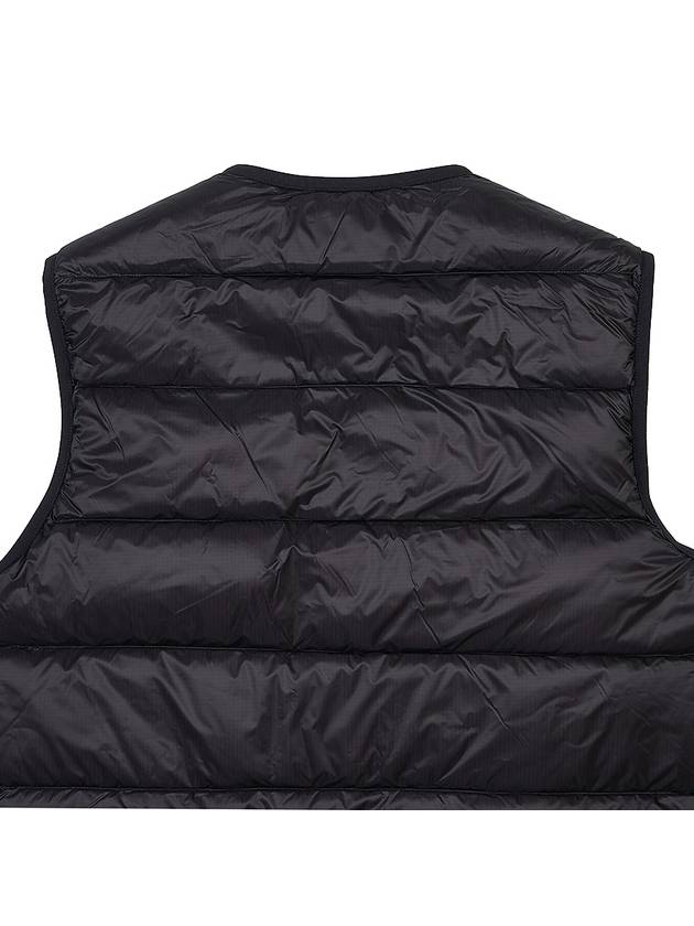 Lens Detail Zip-Up Quilted Vest Black - CP COMPANY - BALAAN 7