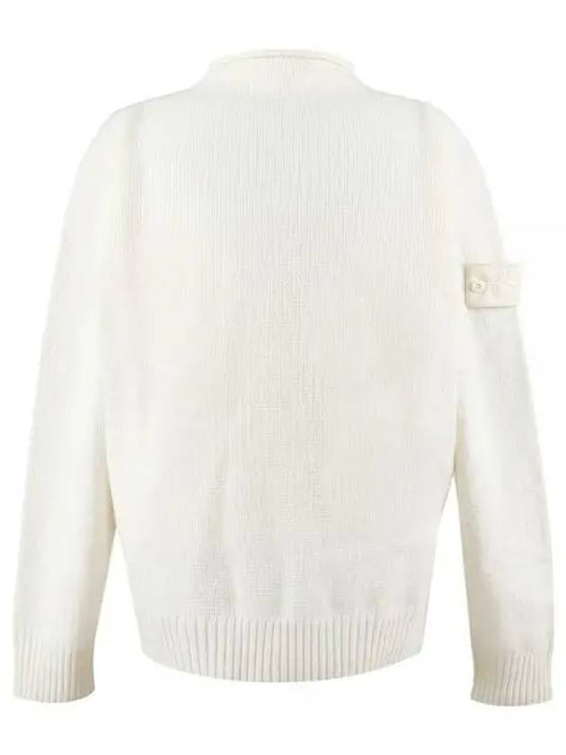 Ghost Piece Cashmere Knit Top Ivory - STONE ISLAND - BALAAN 2