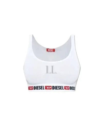 Logo Cotton Bra White - DIESEL - BALAAN 2