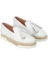 Women's Gommino Tassel Espadrilles Shoes White - TOD'S - BALAAN 4