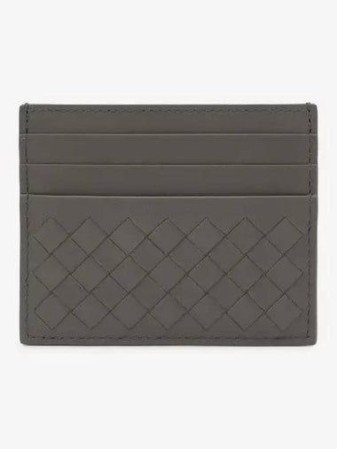 Intrecciato Card Holder Gray 522326V47W11423 - BOTTEGA VENETA - BALAAN 1