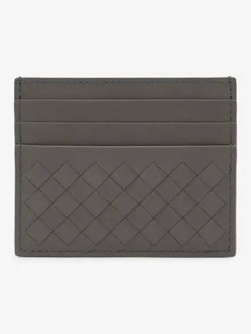 Intrecciato Card Wallet Grey - BOTTEGA VENETA - BALAAN 1