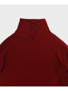 Stitch Turtle Neck Tee Red Wine - DENSITY - BALAAN 6