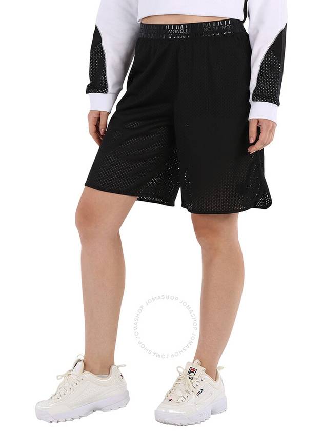 Logo Bermuda Shorts Black - MONCLER - BALAAN 4