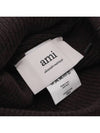 Men s Beanie Ami Alexandre Mattiussi Cashmere Hat Brown - AMI - BALAAN 7