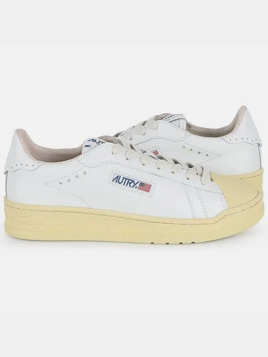 Lace Up Low Top Sneakers White - AUTRY - BALAAN 2