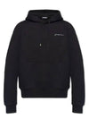 Le Brode Embroidered Logo Cotton Hoodie Black - JACQUEMUS - BALAAN 2