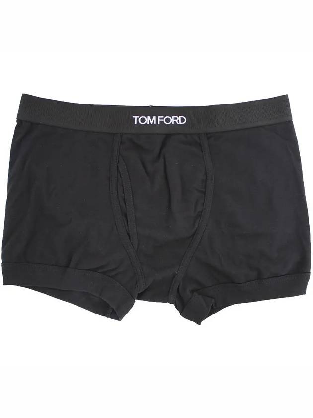 Men's Classic Fit Boxer Briefs Black - TOM FORD - BALAAN 4