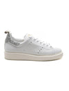 Women's Glitter Tab Starter Low Top Sneakers White - GOLDEN GOOSE - BALAAN 1