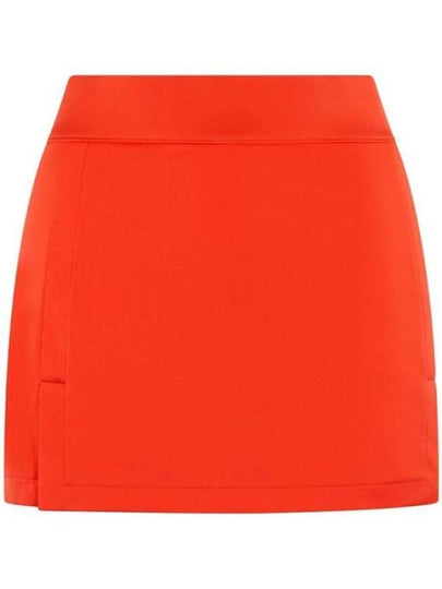 Amelie Golf A Line Skirt Tangerine Tango - J.LINDEBERG - BALAAN 2