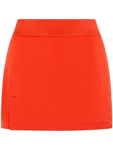 Amelie Golf A Line Skirt Tangerine Tango - J.LINDEBERG - BALAAN 1