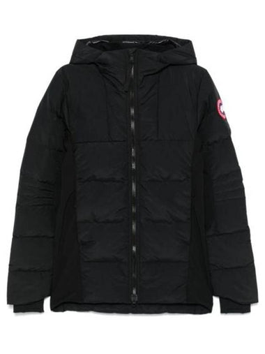 Highbridge Logo Patch Padded Jacket Black - CANADA GOOSE - BALAAN 1