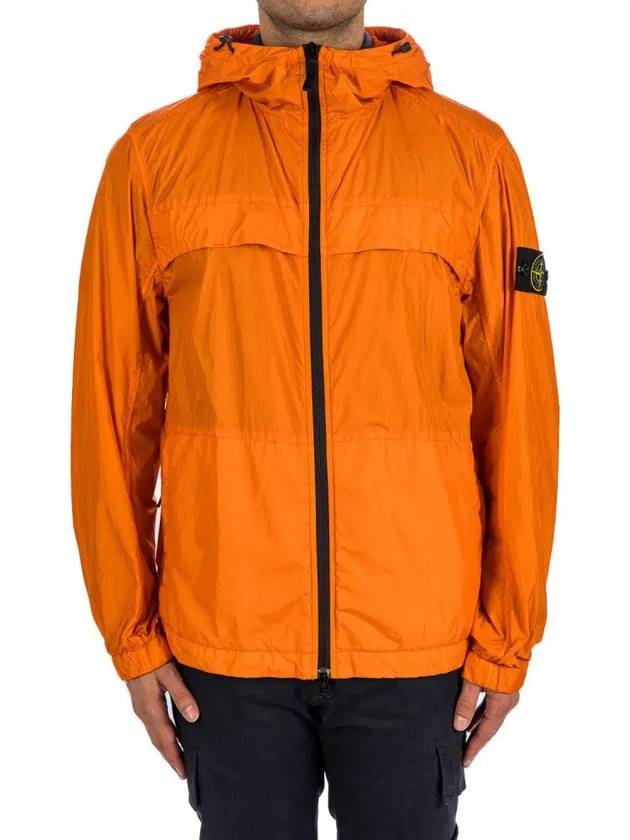 Crinkle Reps Hooded Jacket Orange - STONE ISLAND - BALAAN 3