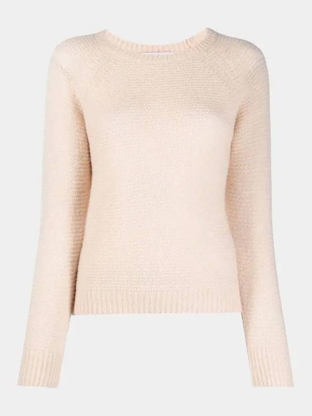 Women's Kiku Cashmere Knit Top Beige - MAX MARA - BALAAN 2