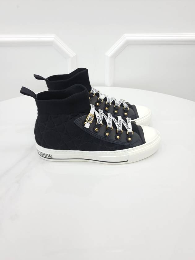 Walk Black Macrocannage Technical Sneakers 38 - DIOR - BALAAN 4