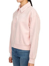 Print Cotton Long Sleeve Polo Shirt Baby Pink - SPORTY & RICH - BALAAN 3