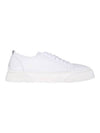 Logo Sole Leather Low Top Sneakers White - AMI - BALAAN.